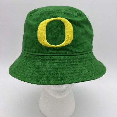 NWT Nike Oregon Ducks ''Quack Attack'' Bucket Hat - Green/Yellow Adult Size S