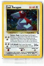 COOL PORYGON 15 WOTC BLACK STAR PROMOS NM 1999 VINTAGE POKEMON HOLO SEALED
