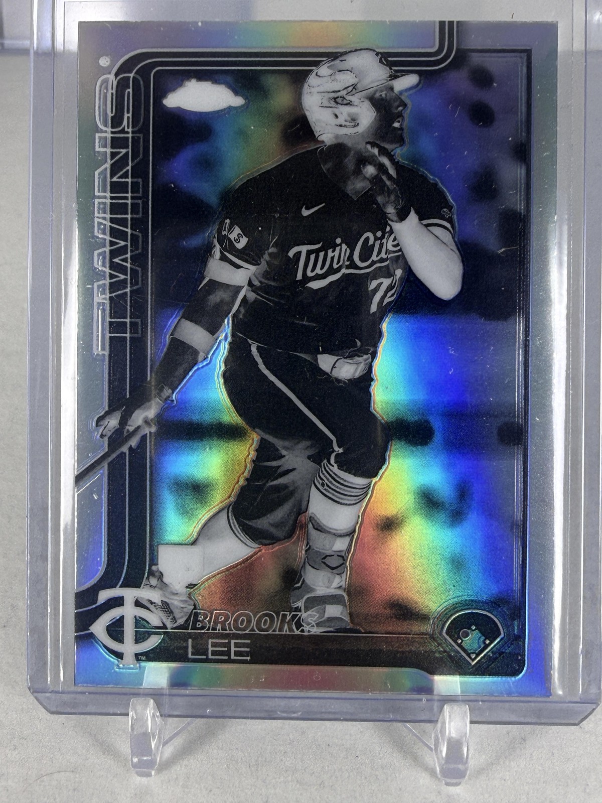 2025 Topps Chrome Brooks Lee Negative Refractors #234