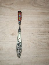 Ancien , Ouvre Lettre, Coupe Papier Décor Florale Fleur De Lys Année 30's