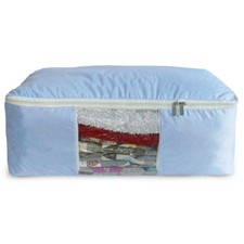 Madam Sew Quilt Blanket Storage Bag Blanket Organizer Comforter Large, Purple