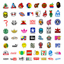 Sticker Set 200 St�ck Vinyl Aufkleber Graffiti Style Skateboard Laptop Koffer