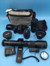 Canon EOS Rebel T6 w/Batteries, Charger, Lenses, Accessories, Case