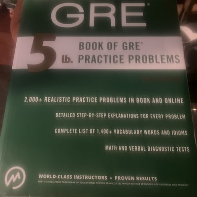 Manhattan Prep 5 lb. Ser.: 5 Lb. Book of GRE Practice Problems by Manhattan Pre
