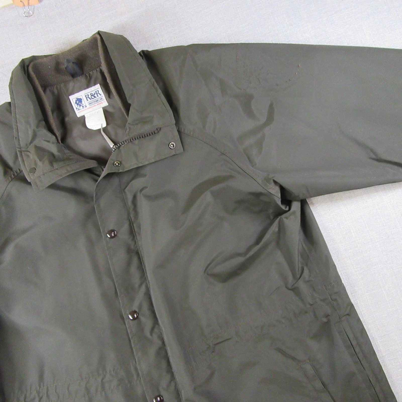 R&R Uniforms XL Gore-Tex Rain Jacket Waterproof Parka Olive Green USA
Opens in a new window or tab