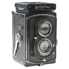 Rolleiflex Model 621 TLR Camera, Zeiss 1:3.8 Tessar 7.5cm Lens 1932-35 Germany