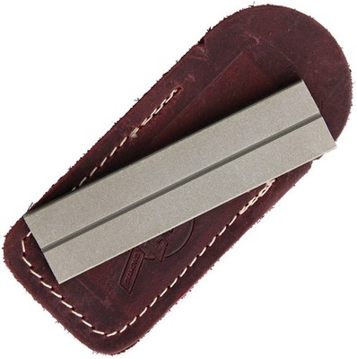Eze-Lap Diamond Super Fine 1200 Grit Pocket Knife Sharpener w/ Pouch 36SF