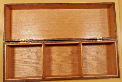 Holz Kästchen Dose Schmuckkasten Schatulle Eiche Handwerkskunst Einzelstück