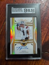 2024 Panini Flawless Jalen Polk Rookie Debut Signature 18 Of 25 SGC Auto Is A 10