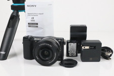Fotocamera mirrorless Sony A5000 nera - kit obiettivo OSS 16-50 mm - OTTURATORE BASSO 11.312!!