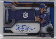 2016 Topps Strata Clearly Authentic Relics Blue /99 Kevin Plawecki Auto i6j
