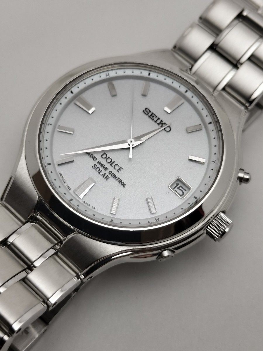 Dolce Dress Used White 7B22-0AK0 Watch, Luxury, Seiko Solar Dial - VintageWatches.PK Dolce Dress Used White 7B22-0AK0 Watch, Luxury, Seiko Solar Dial - vintagewatches.pk