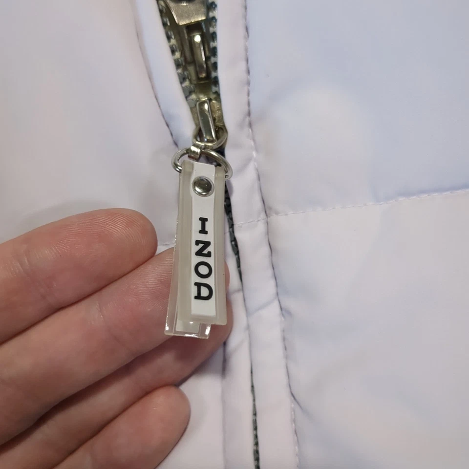 Izod Women's Down Puffer Jacket Lilac Size Large - Image 3 of 4