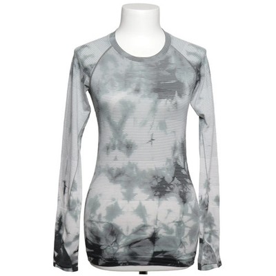 Lululemon Athletica, Trainingsshirt, Größe: 34, Grau/Weiß/Schwarz #Jub