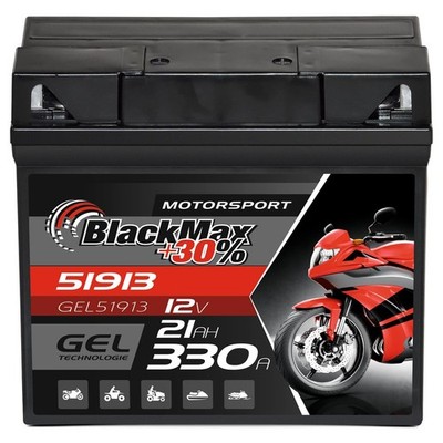 GEL Motorradbatterie 12V 21Ah Batterie 51913