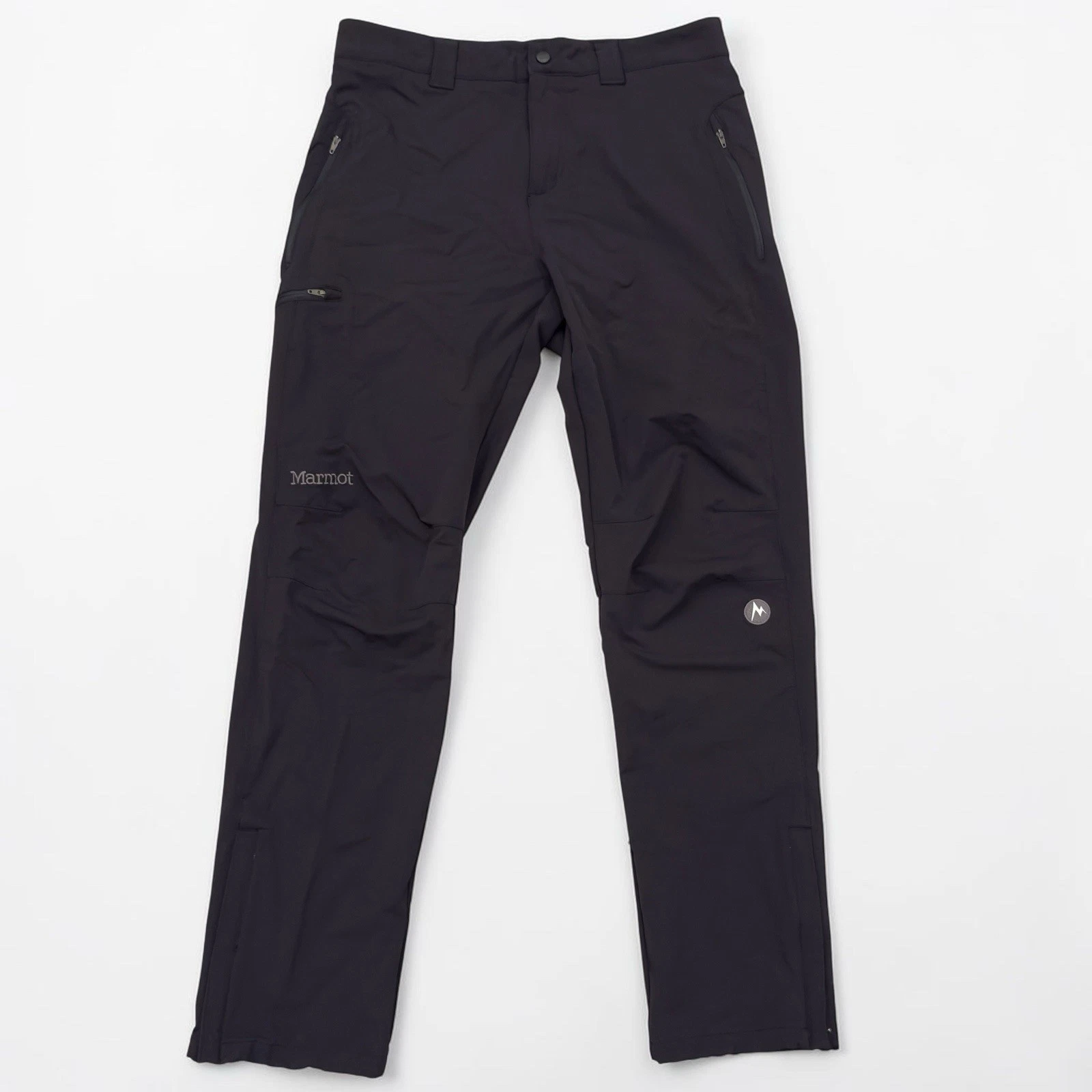 Marmot Scree Pants Men’s 32x31 Softshell Zip Pockets Nylon Hike K80950