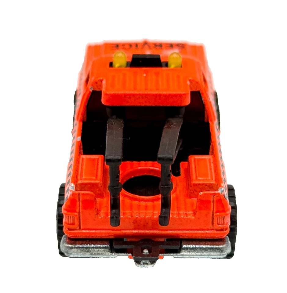 Chevrolet Blazer Depanneuse naranja casi como nuevo MAJORETTE servicio 24 H FRANCIA Foto 4 de 4