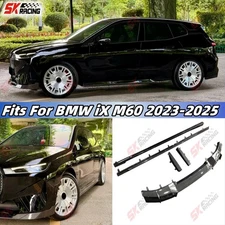 For BMW iX M60 2023-25 Carbon Fiber Front Rear Lip Side Skirts Spoiler Body Kits