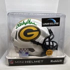 Sterling Sharpe Signed Green Bay Packers Lunar Eclipse Alt Mini Helmet BAS