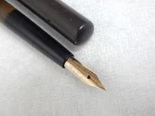 LOT# 822R. VINTAGE WATERMAN 'S #13 EYEDROPPER FOUNTAIN PEN. SUPER FLEX NIB.