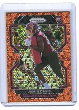 2021 Jamin Davis Prizm Orange Disco Prizm RC #383 (H1365) $6 MAX SHIP