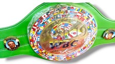 WBC Amateur Boxing Championship Belt – Green Replica Title Belt | Display & Trai