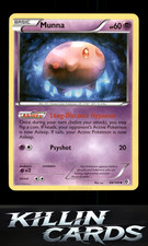 Munna 68/149 Pokemon Uncommon Boundaries Crossed Card NM
