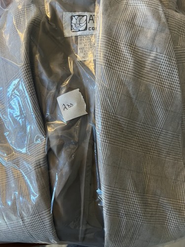 VTG Atrium Collection Women’s 6 Double Breasted Button Jacket Dress Suit Grey - Picture 6 of 6