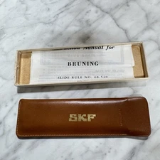 Bruning 5" Pocket Slide Rule No. 68-540 with Sleeve, Box & Instructions