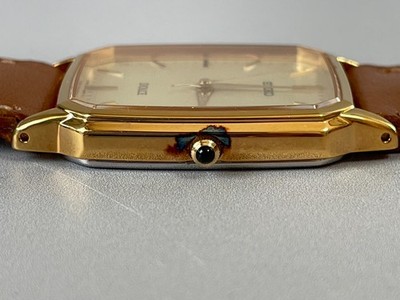 SEIKO Dolce 8J41-5000 Vintage 1985 [Exc+5] Gold Tank Mens Quartz