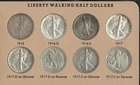 US Coins 1916-47 Walking Liberty SILVER Half Dollar Collection w/BU NO RESERVE!