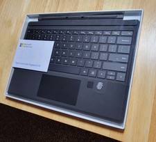 For Surface Pro 7 - Fingerprint ID - Black - Microsoft Type Cover Keyboard