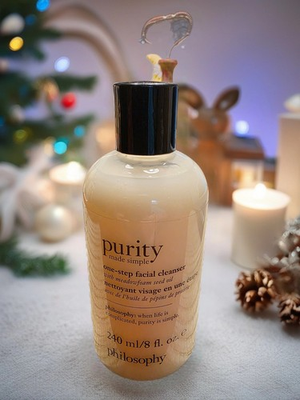 #ad Philosophy Purity Made Simple One Step Facial Cleanser 8oz 240mL NEW $17.99