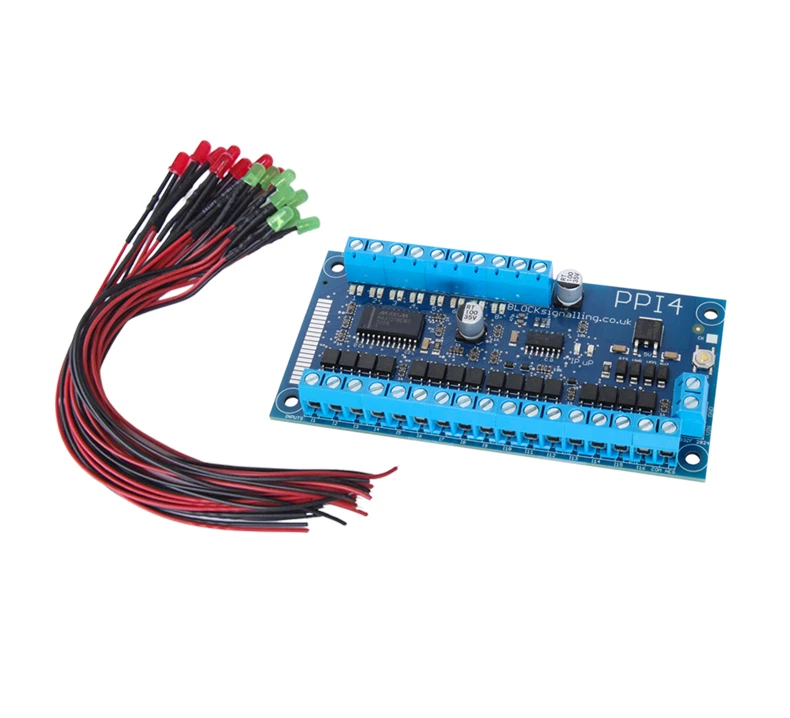 BLOCKsignalling PPI4 Points Position Indicator + Wired 3mm LEDs Red & Green - Image 1 of 1