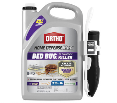 Ortho Home Defense Max Bed Bug Flea Tick Killer 1 Gal w/ Comfort Wand Spray