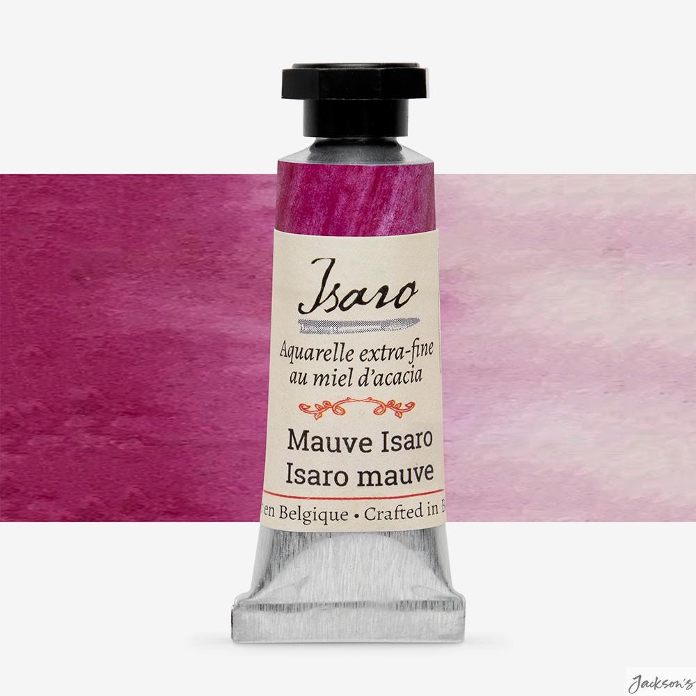 Isaro Watercolour Paint Tube PV19 7ml Isaro Mauve Artist Painting Colour