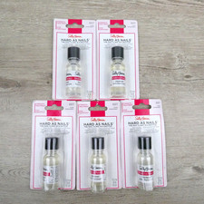 5 Sally Hansen Hard as Nails Hardener Strength Treatment Clear 0.45 oz 45077 NEW