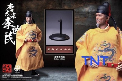 INSTOCK 303TOYS DT004 Tang Dynasty Emperor Li Shimin Dragon Robe Ver 1/12 Figure
