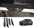 For Lexus RX350 2025 Accessories Door Sill Protector Black Steel Guard Sticker
