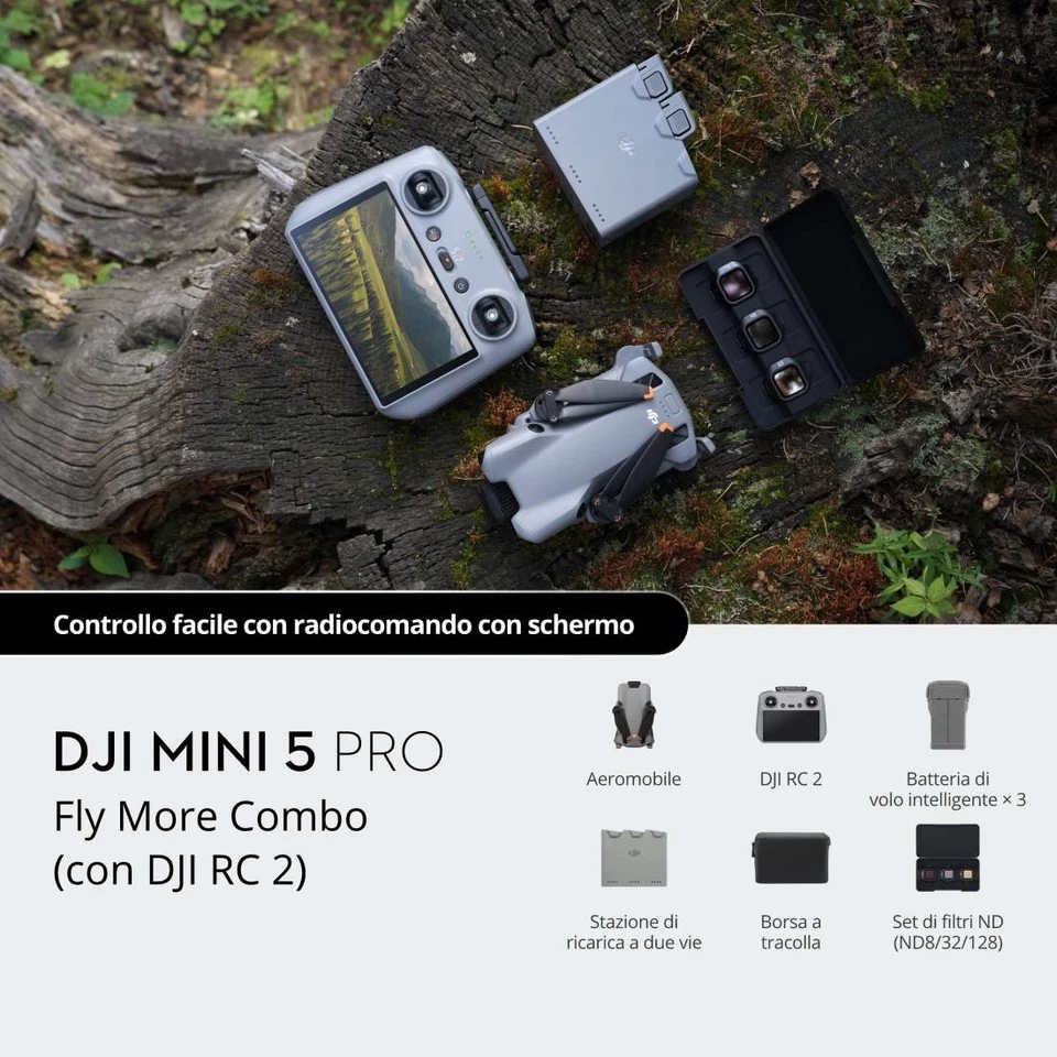 DJI Mini 5 Pro Fly More Combo (Con DJI RC 2) - Imagen 3 de 4