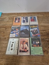 Lot of 9 Vintage Classic Bluegrass Cassette Tapes.