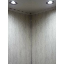 Travertine Grey 3-Sided Kit 1m x 2400mm x 10mm Shower Wall Panel Easy Install