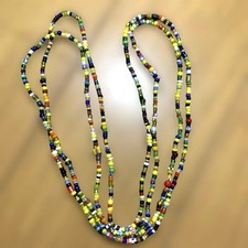 Antique African Trade Beads Christmas Beads Czech Republic 93cm Used