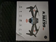K3 E99 Pro Foldable Drone Black Dual Cameras. Photo And Video. New Open Box