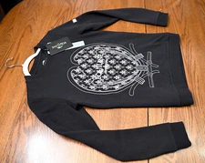 Equiline, New, tulip sweatshirt, black, XS extra small shirt