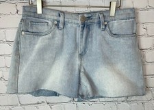 NWT BLANKNYC Womens' The Fulton Roll Up Shorts Denim Size 28 65.00