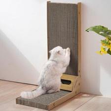 Large Cat Scratcher L Shape Cat Scratch Claw Pad Cat Scratching Cardboard Sofa