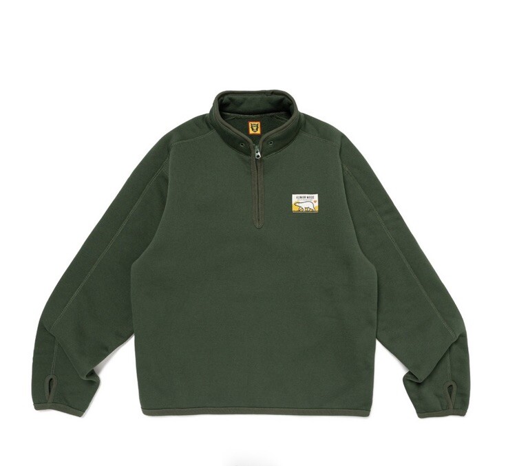 トップス HUMAN MADE/Fleece Half-Zip Pullover/XXL Human Made Fleece Sweat Half Zip Pullover | eBay