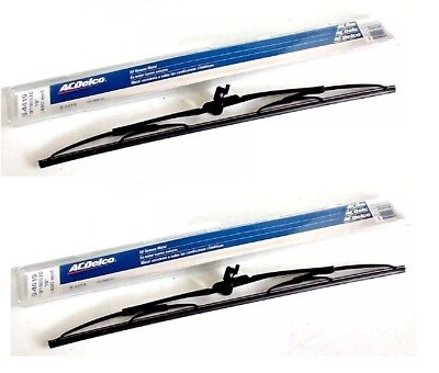 Set of 2 Windshield Wiper Blade Metal Framed All Season 19 in. ACDELCO 8-4419