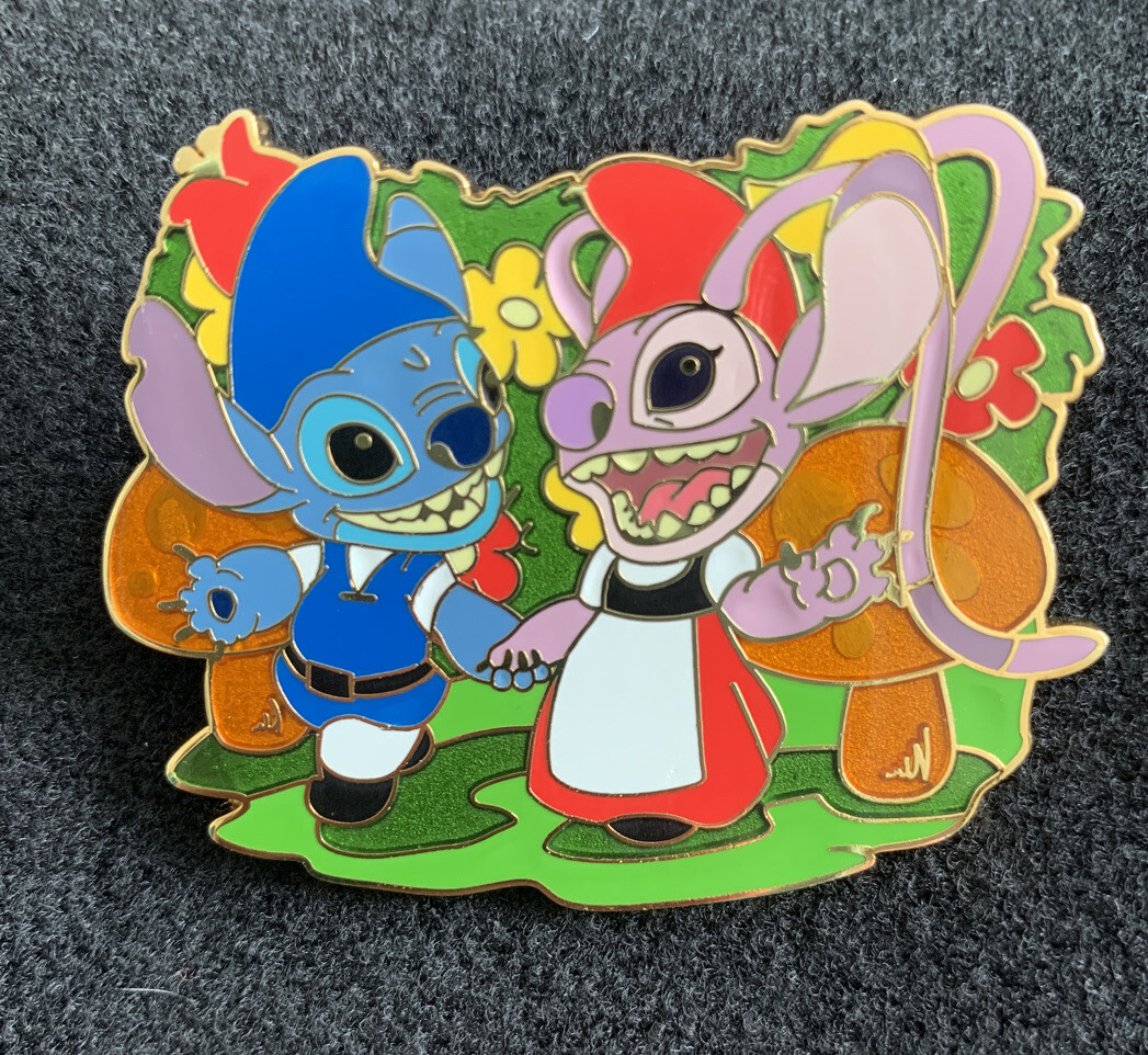 Disney Stitch & Angel Gnome - Gnomeo & Juliet Pin #82706 LE